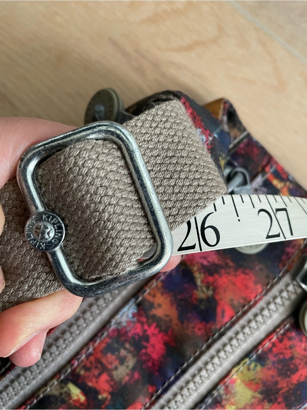 KIPLING Nylon Multi-Color Pattern Crossbody Bag - Picture 11 of 12